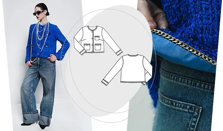 [Академия Burda] Жакет в стиле Chanel (Елена Ленкова)