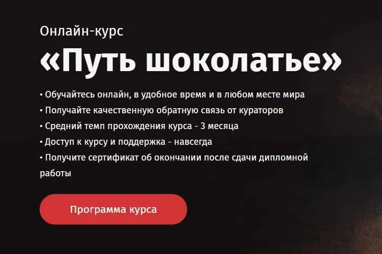 [Кондитерка] Онлайн курс «Путь Шоколатье» [Egor.Team]
