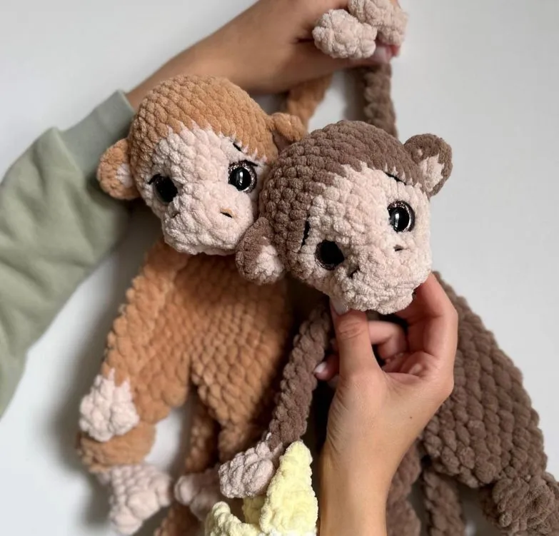 [Aleksa_PlushWorld] Мастер-класс Обезьянка (Александра Пушкина)