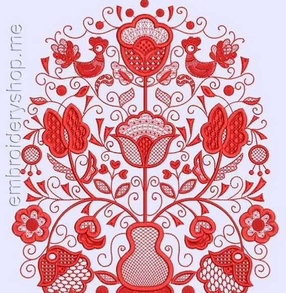 [Embroideryshop] Дизайн машинной вышивки Рушник abs0011