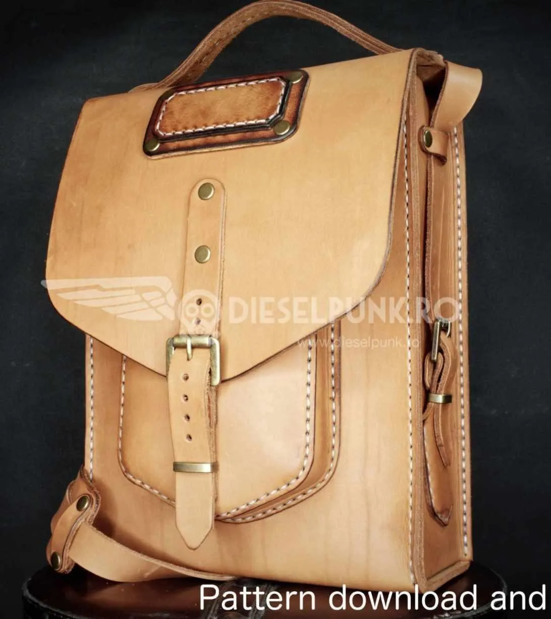 Выкройка кожаной сумки «Messenger Bag» (DieselpunkRo)