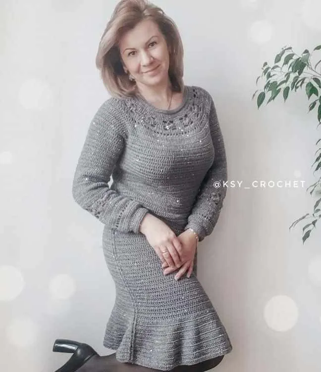 [Вязание] Платье «Chance» (ksy_crochet)