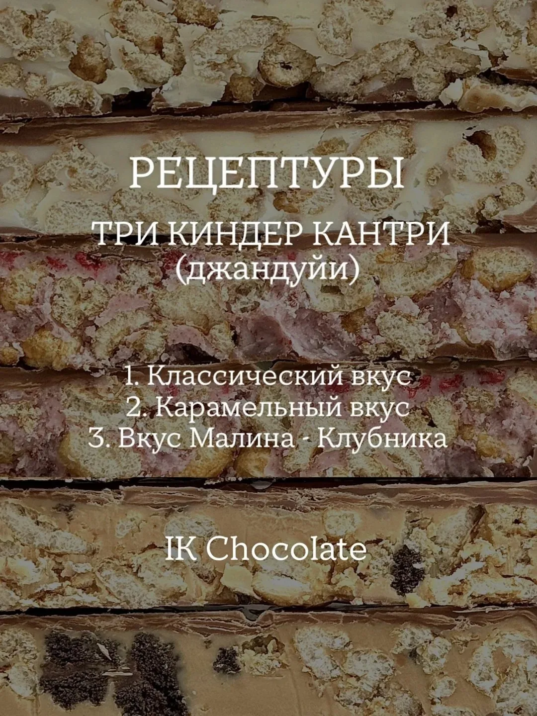 Три Киндер Кантри. Технологические карты (Ирина Котова)