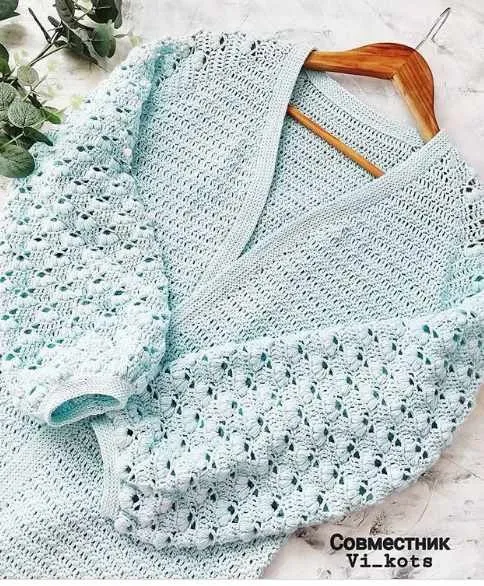 [Вязание] Совместник по кардигану «Fleur Basic» (vi_kots)