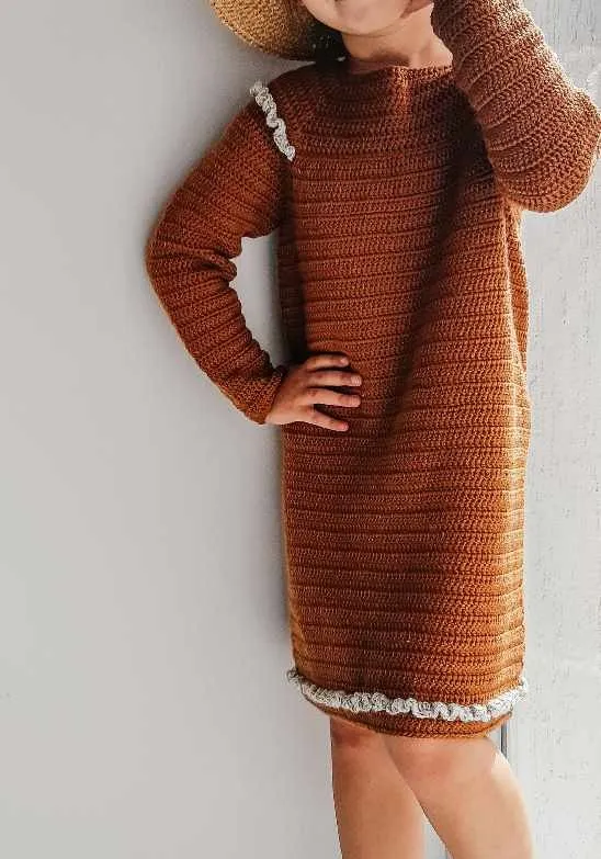 [Вязание] МК Платье Снежность (ksy_crochet)