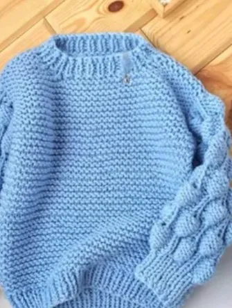 Детский джемпер «Малинки» (handmade_danchuta)