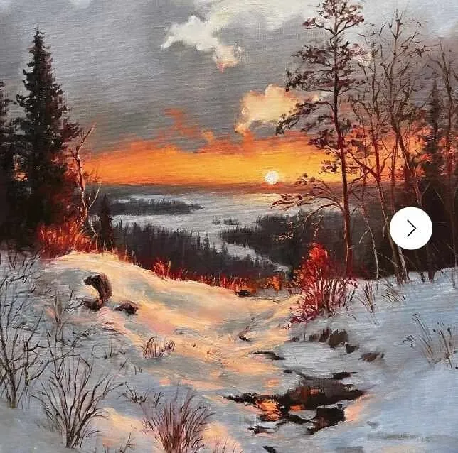 На заре (Полина Сахарова)