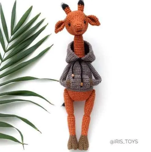[Вязание] Мастер-класс Жираф Джованни (iris_toys)