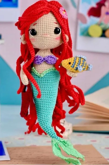 [ALINETTOYS] Ариэль и Флаундер (Алина Япаева)