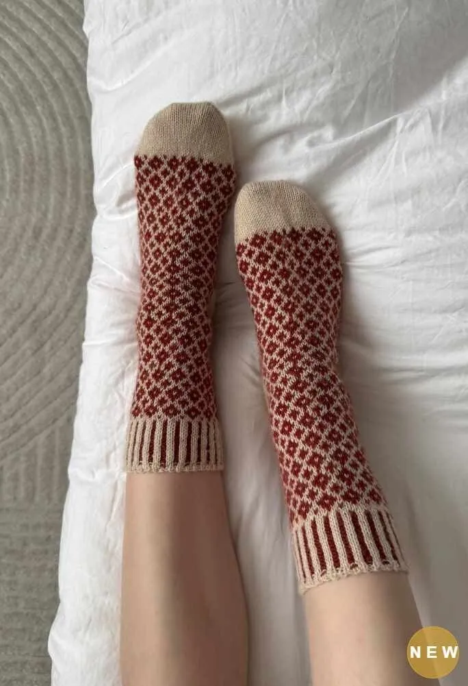 [Maleevaknits] Узорные носки (Дарья Баруздина)