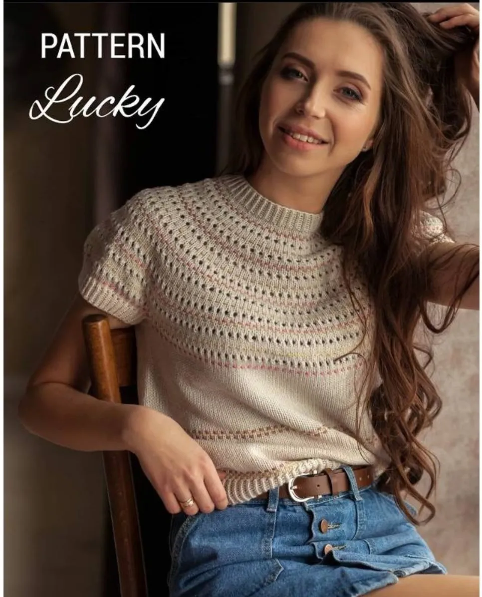 [Вязание] Футболка «Lucky» (miss_knitochka)