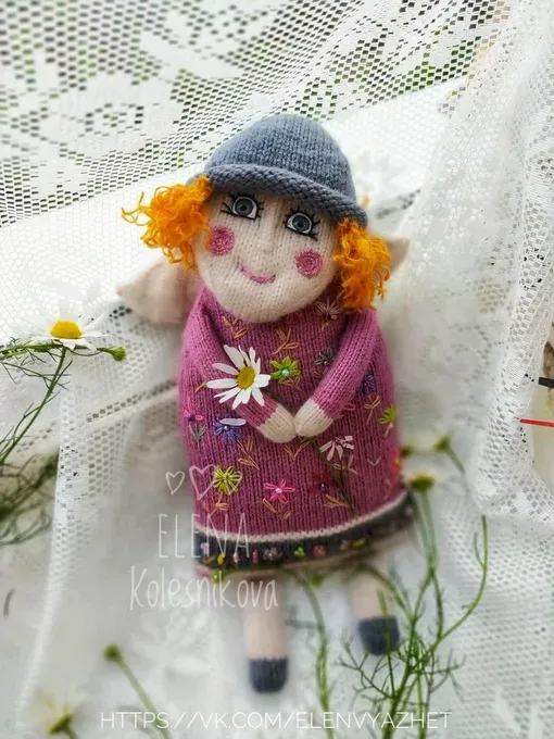 [Elen вяжет] Ангел Цветоша (Елена Колесникова)