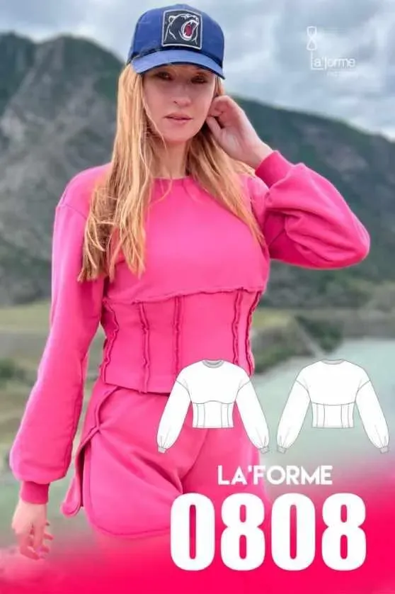 [LaForme] Свитшот 0808. Размеры 48, рост 158-164 (Софья Ерашевская)