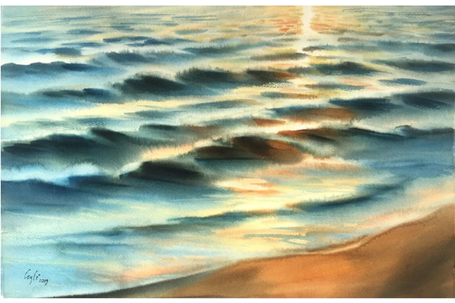 Симфония воды. Урок 3 «Закат на Балтийском море» (Эгле Липейкайте)