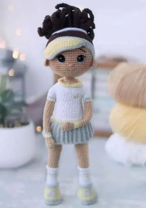 Теннисистка Пенни (pollytoys_crochet)