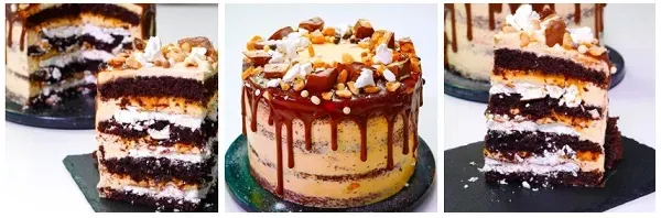 [Pastry School] Торт «Сникерс»