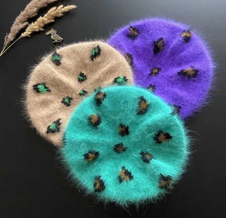 Берет Леопард (owlknit)