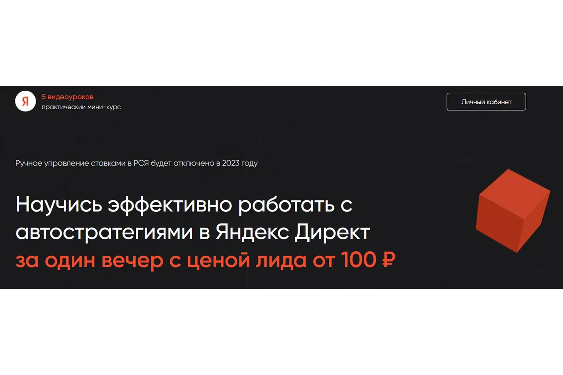 Научись эффективно работать с автостратегиями в Яндекс Директ за один вечер (Михаил Серпокрылов)