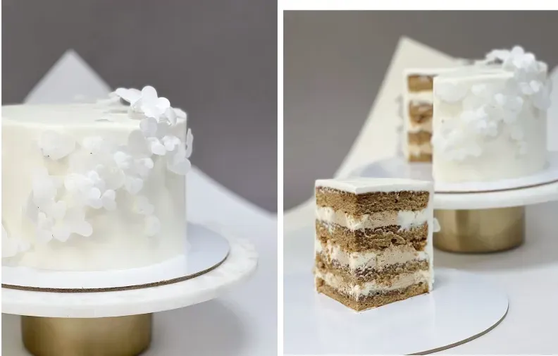 [Make Cake] Торт «Имбирно-пряничный латте» (Анастасия Лазарева)