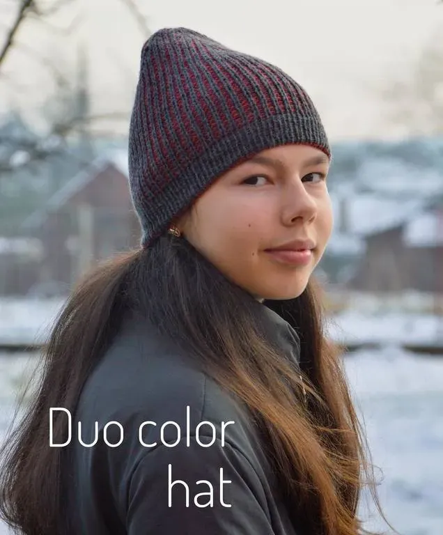 Шапка Duo color hat (Людмила Бабинцева)