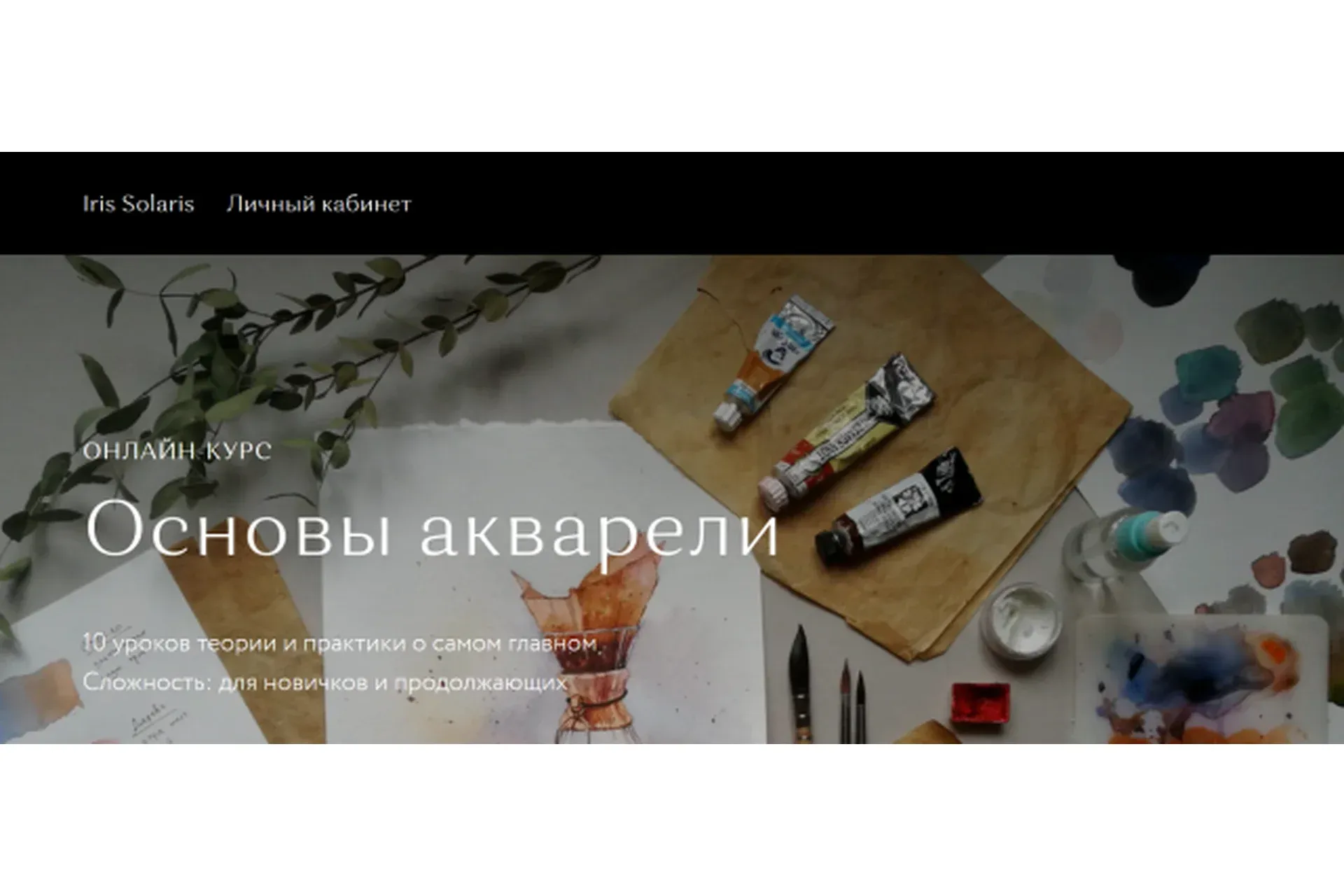 Основы акварели. Самостоятельное изучение (Iris Solaris)