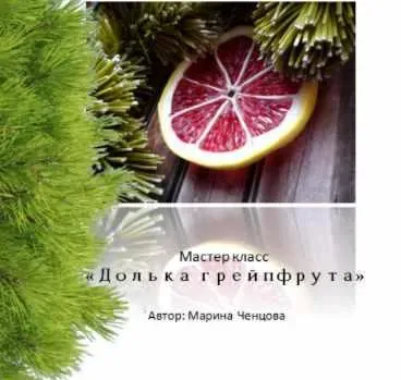 МК закрытой группы «Фрукты. Ягоды» (Марина Ченцова)