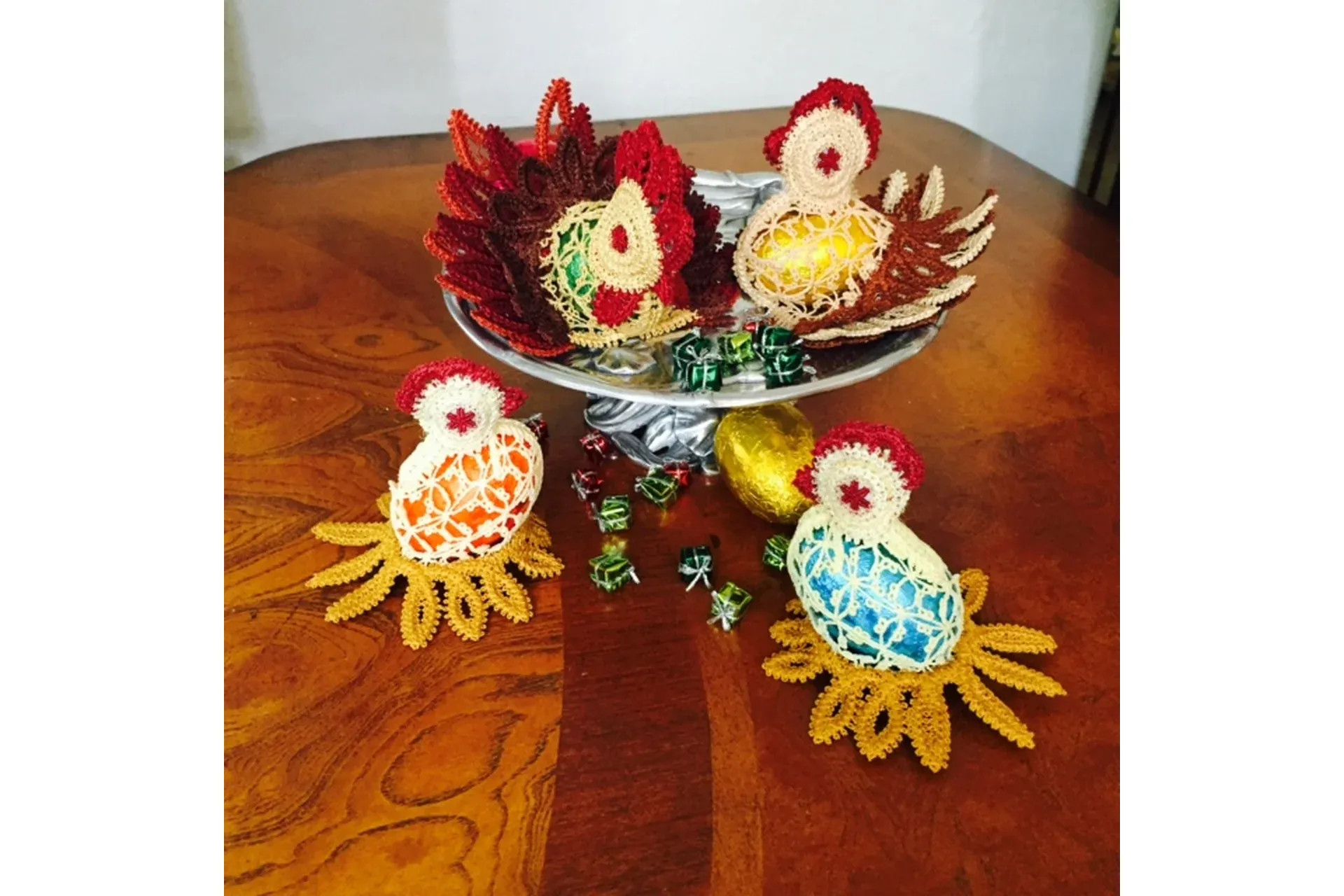 [New Embroidery] Дизайн машинной вышивки ALIN106 Eastern Hen Rooster and Chicks (AlinaF)