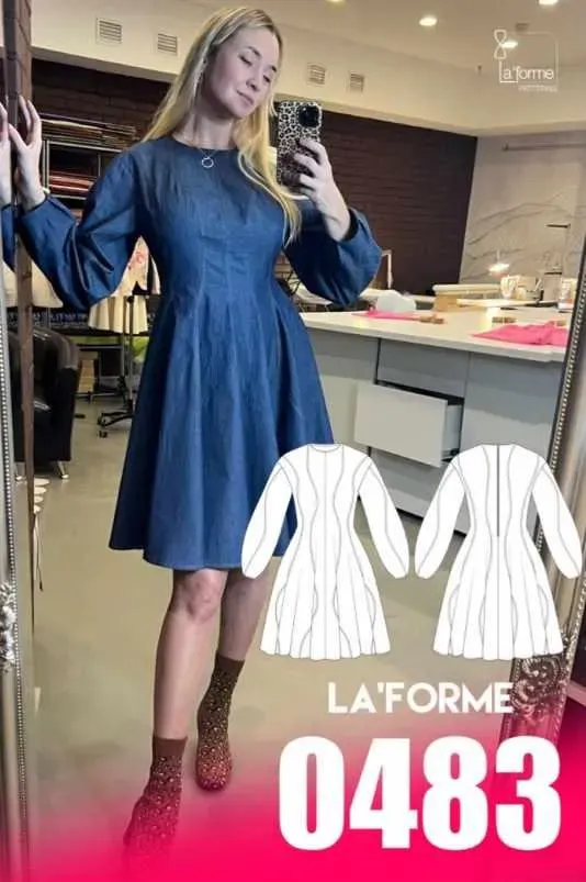 [LaForme] Платье 0483. Размеры 42-52. Рост 164 (Софья Ерашевская)
