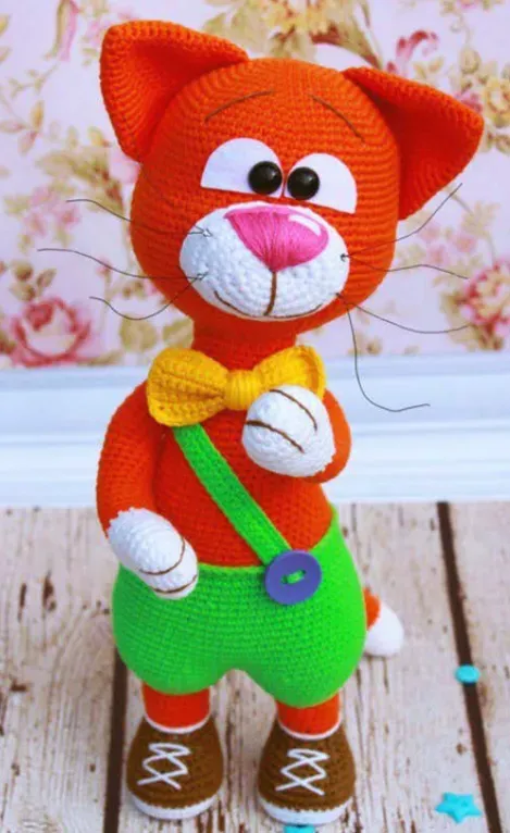Мастер-класс по вязанию «Котик Марсик» (Мария Устюшкина)
