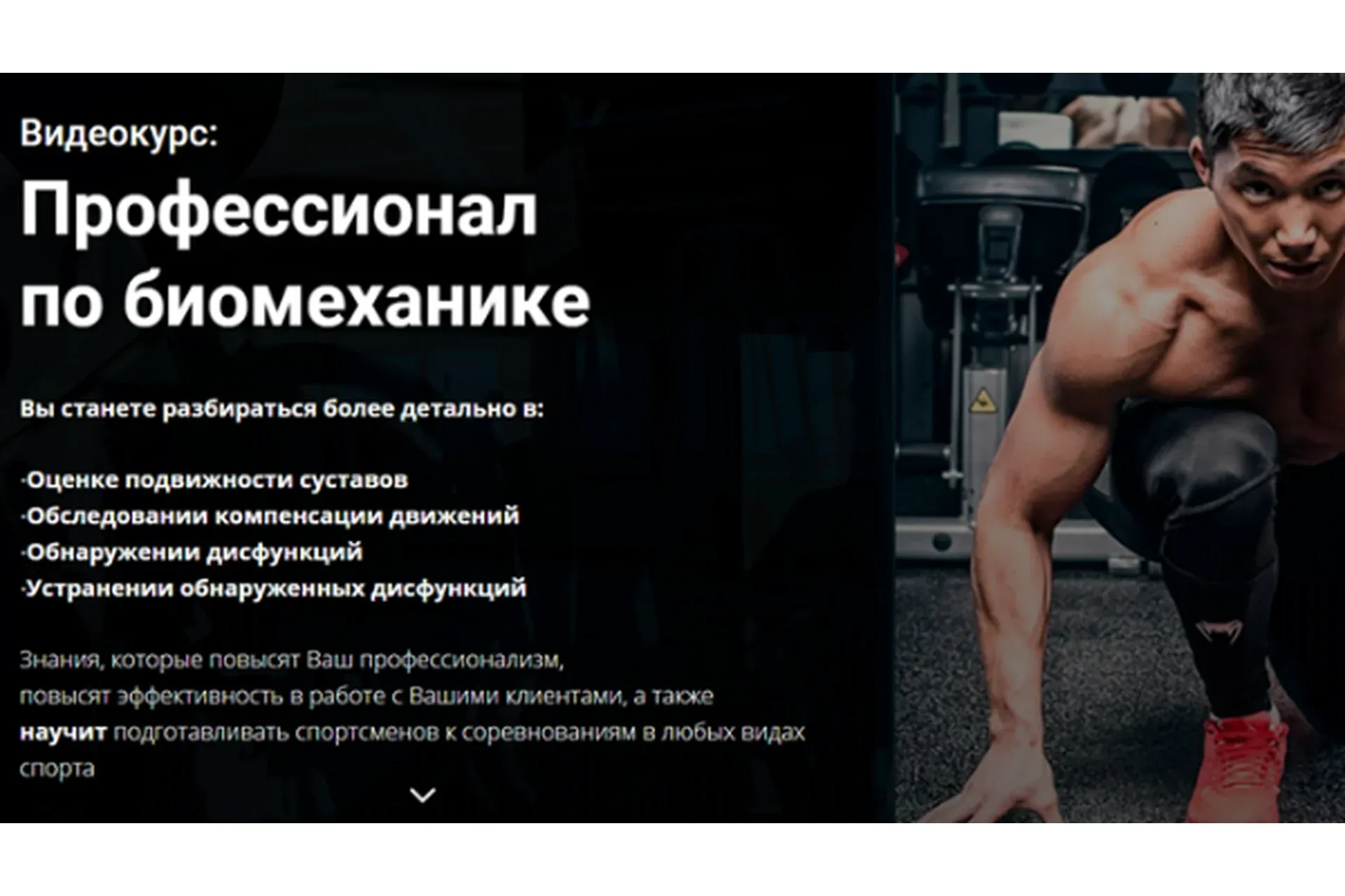 Профессионал по биомеханике (Алексей Мирко)