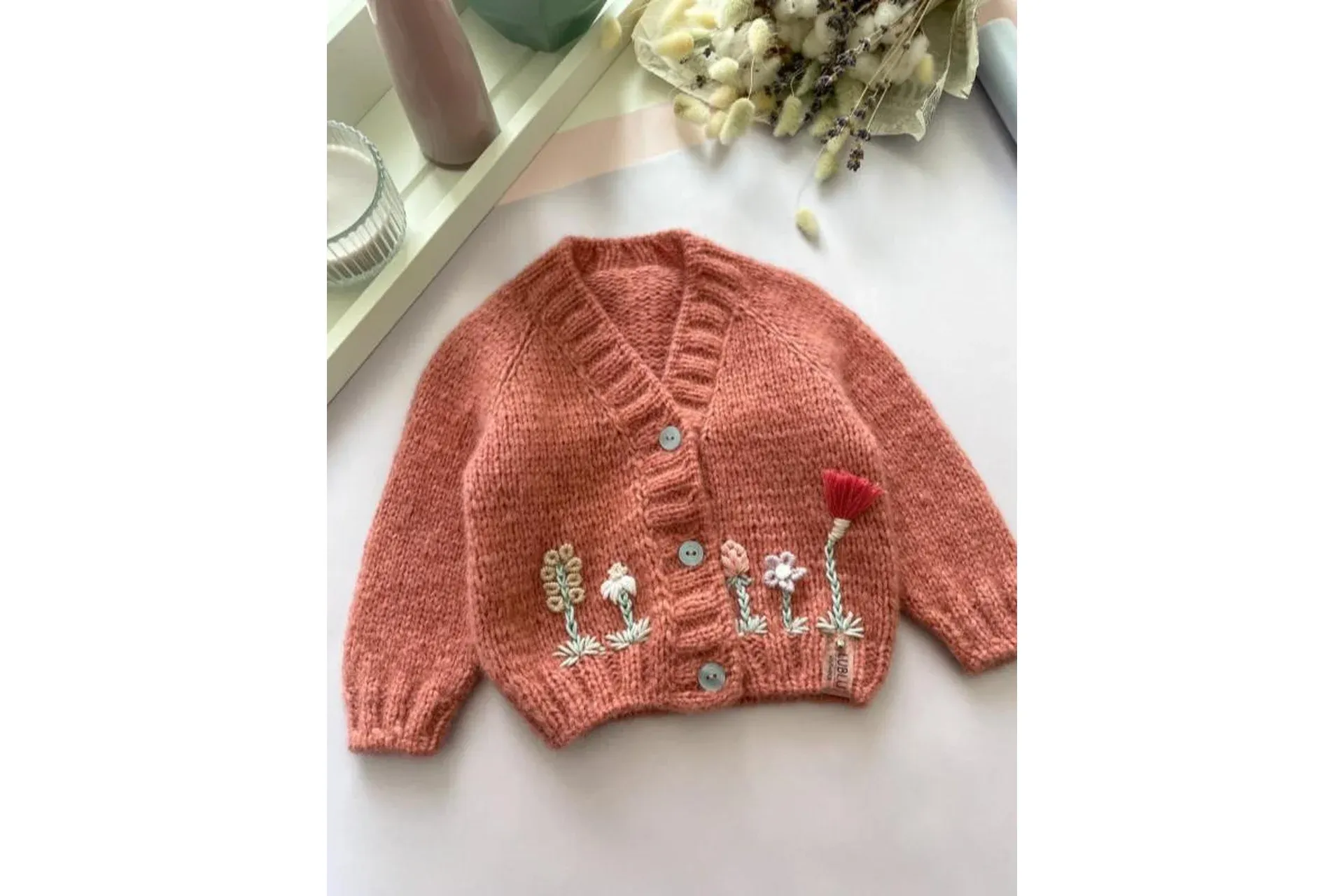 [lublu.knitwear] Кардиган Wild Flowers Екатерина Олбут)
