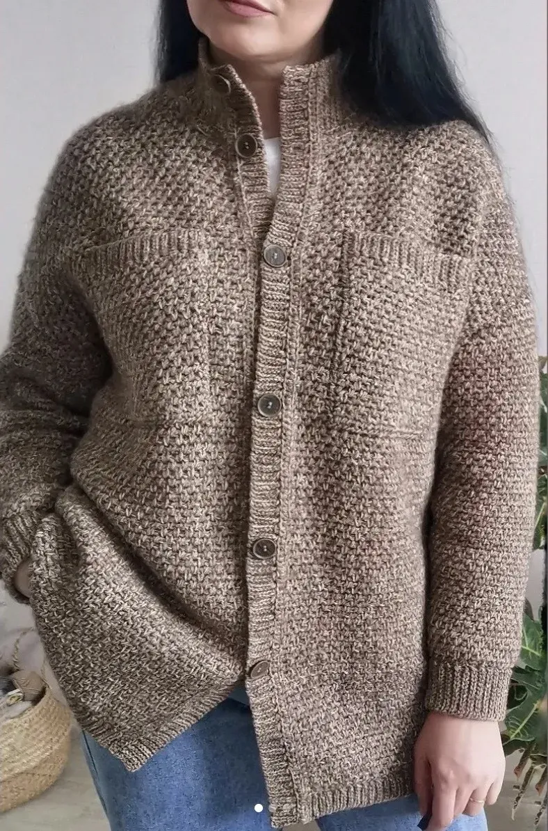 [knits.elena.l] Рубашка-жакет (Елена Лапотько)