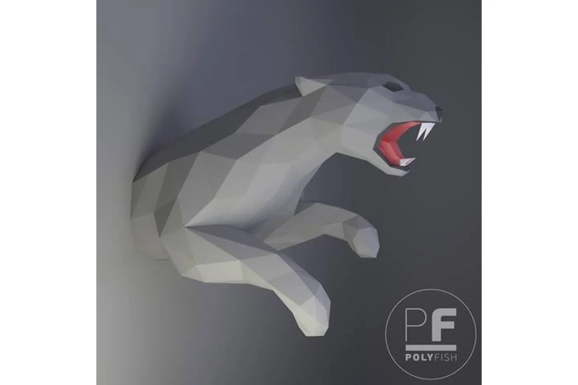 [PolyFish- papercraft] Пантера (Евгений Рыбальченко)