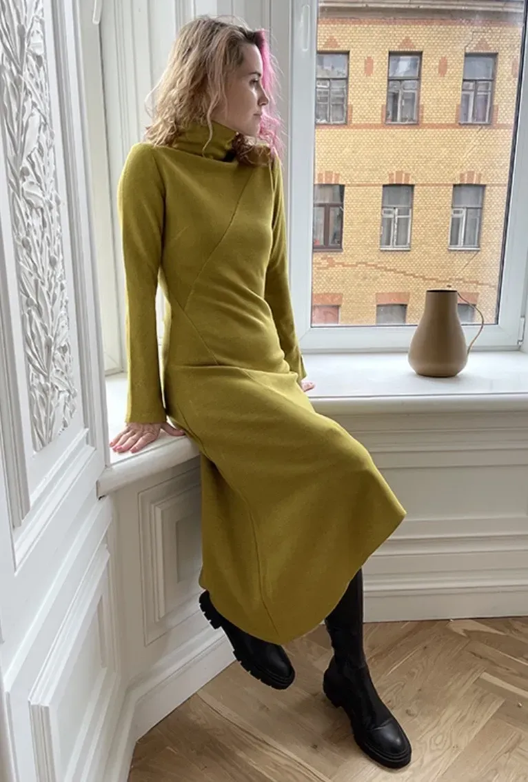 [Studio.Yusupova] Платье трикотажное «Audrey T». Размер 40-52. Рост 168-172 (Кристина Юсупова)