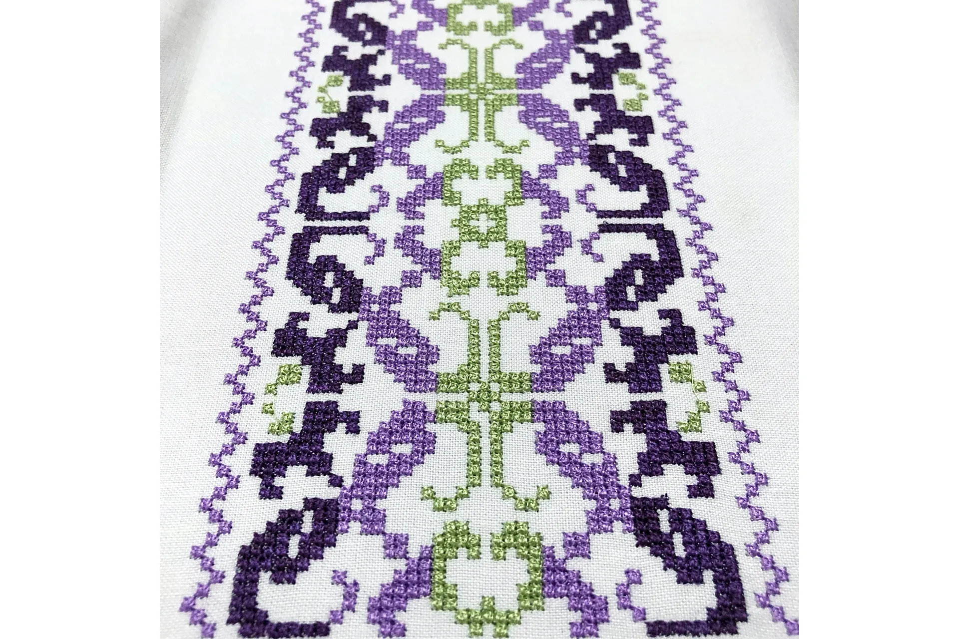 [New Embroidery] Бордюры крестом « Нежность» (Birochka)
