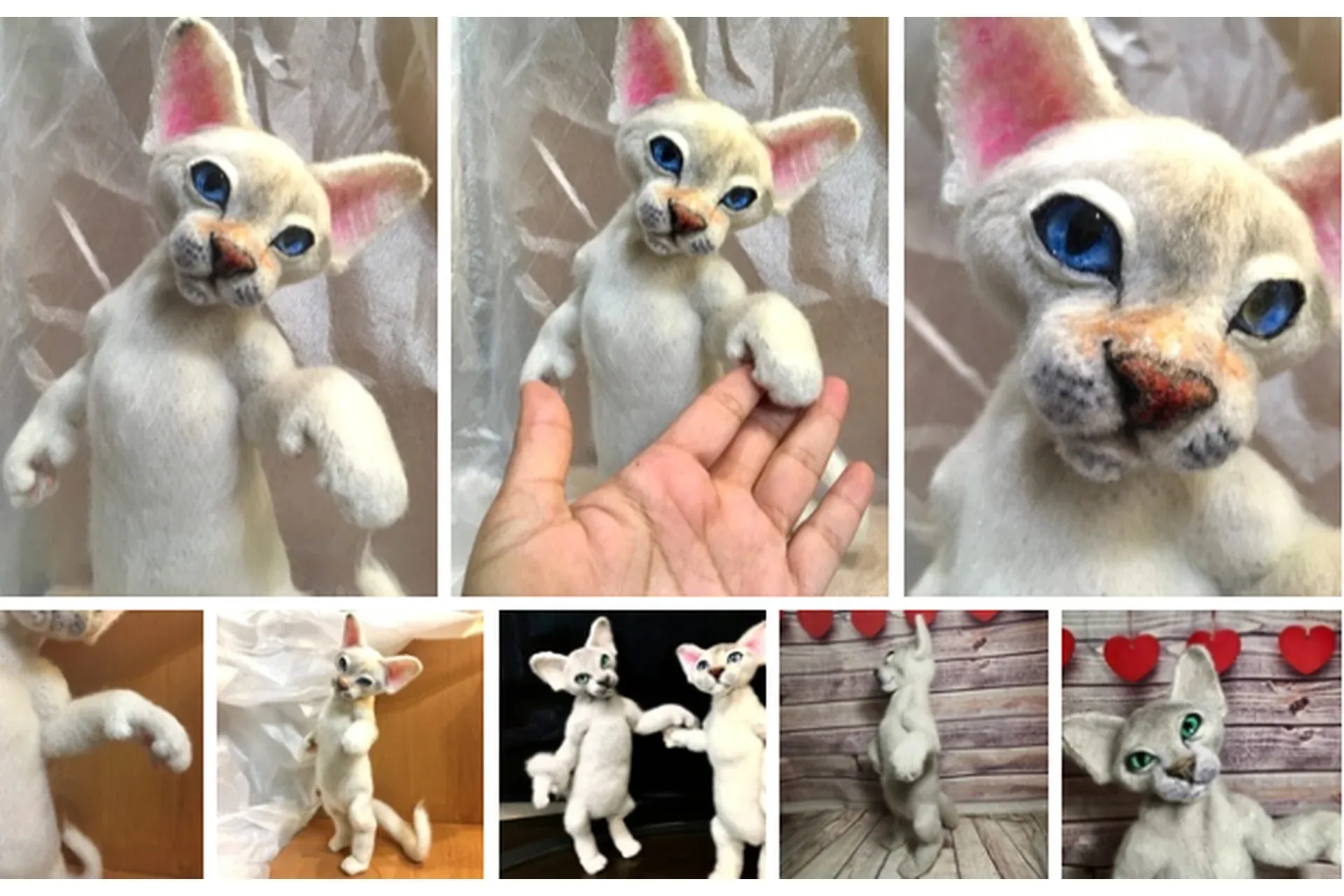 [Радуга Амигуруми] Кошка породы Девон-Рекс (Диля Азизова)
