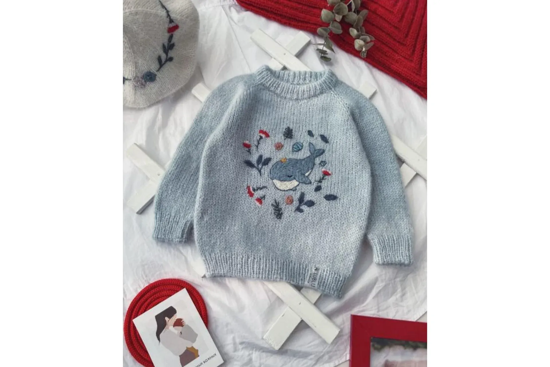 [lublu.knitwear] Вышивка Китёнок (Екатерина Олбут)