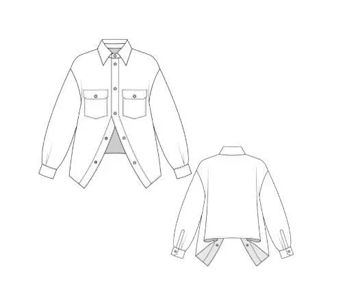 [LaForme] Рубашка 0514. Размер 40-54. Рост 170-176 (Софья Ерашевская)