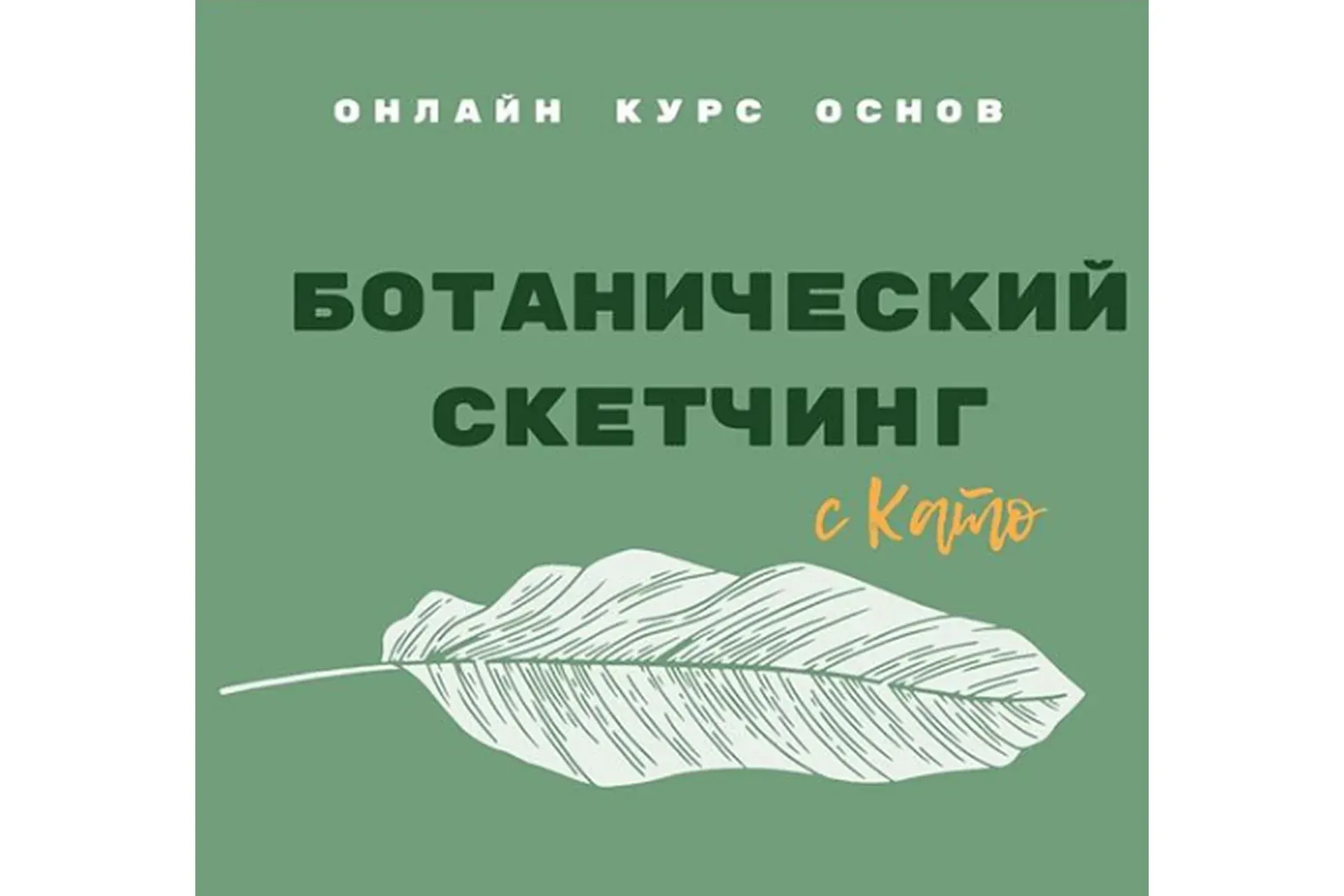 Ботанический скетчинг  (Като Иванникова)