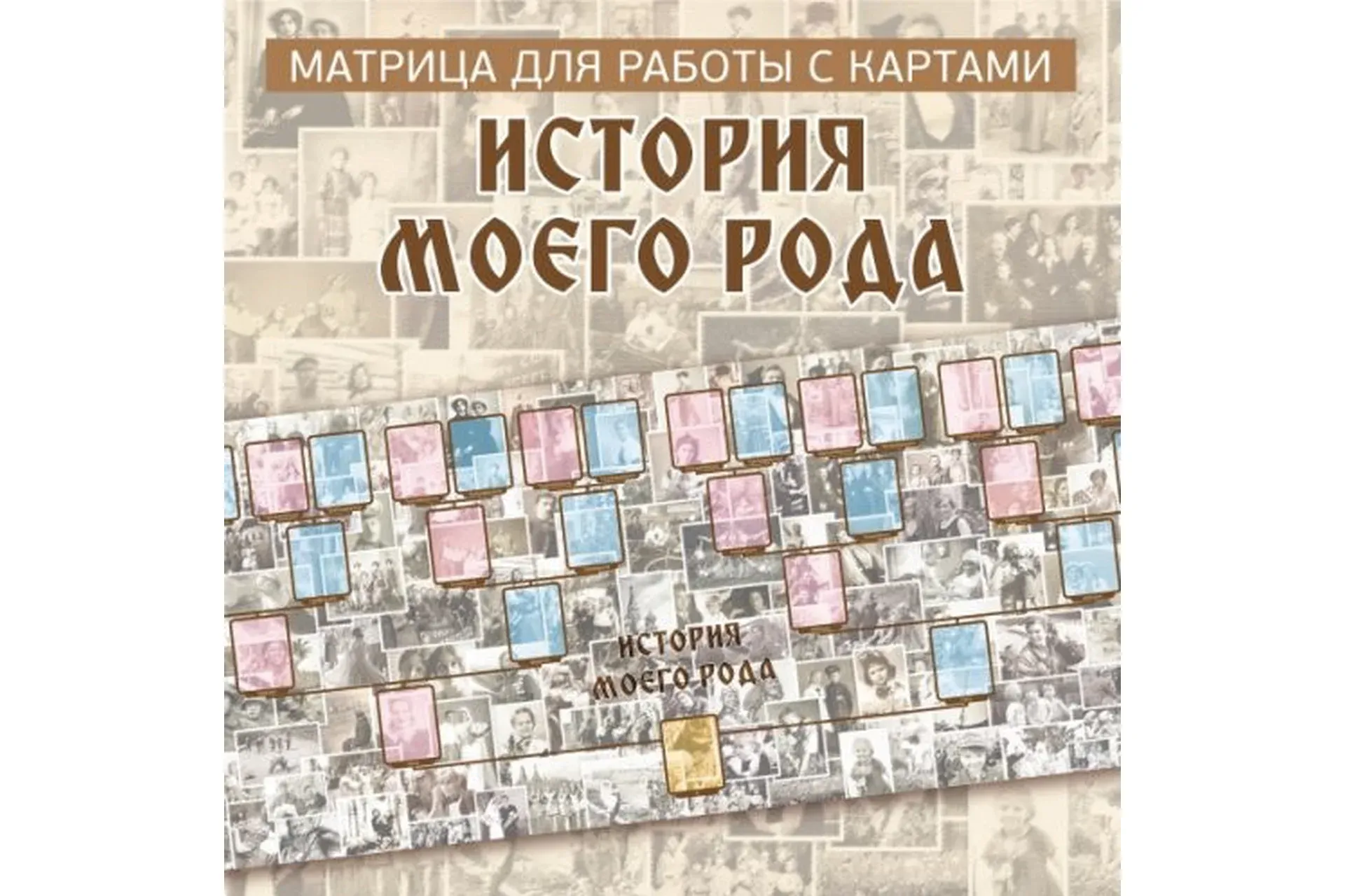 Матрица для работы с картами История моего Рода (Ирина Федорова)