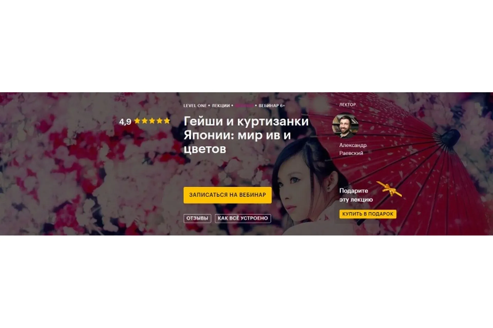 [Level One] Гейши и куртизанки Японии: мир ив и цветов (Александр Раевский)