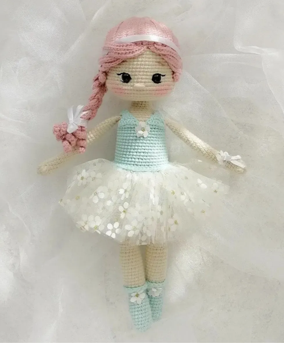 [crochetfriends_toys]  Балерина Адель (Елена Бондаренко)