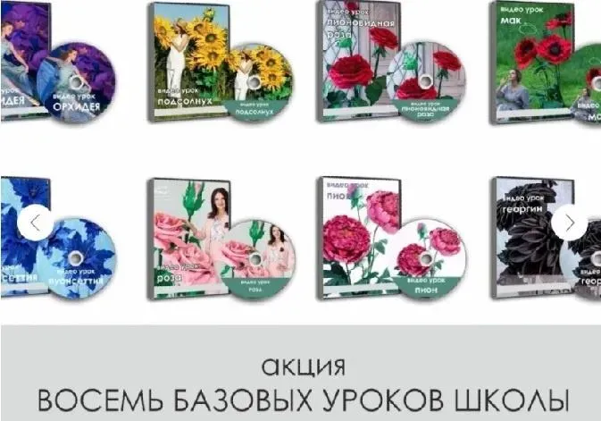 Базовый курс «Ростовые цветы» (Светлана Копцева)