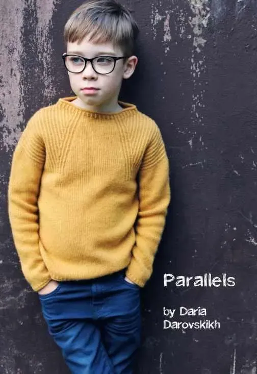 Детский свитер Paralells sweater (daria_darovskikh)