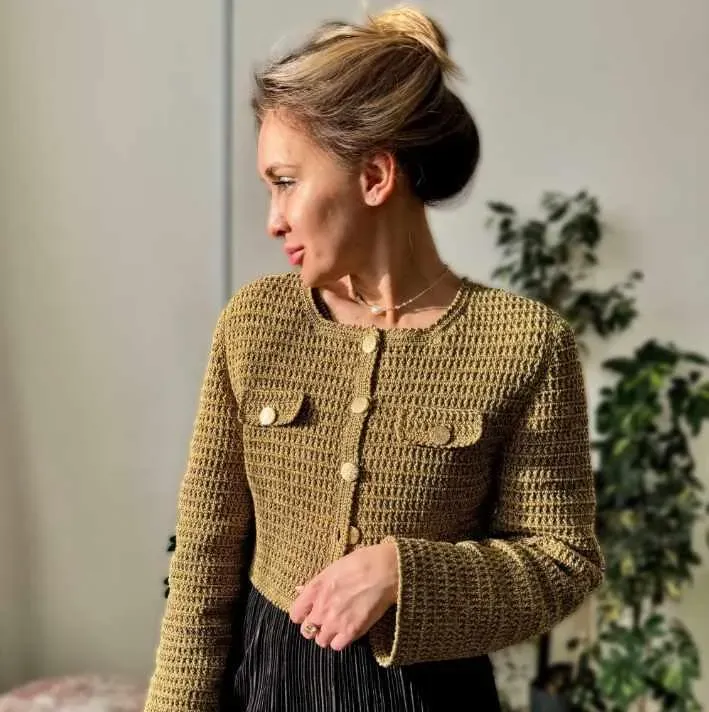 [mary.knitting] Жакет Твид (Мария Семёнова)