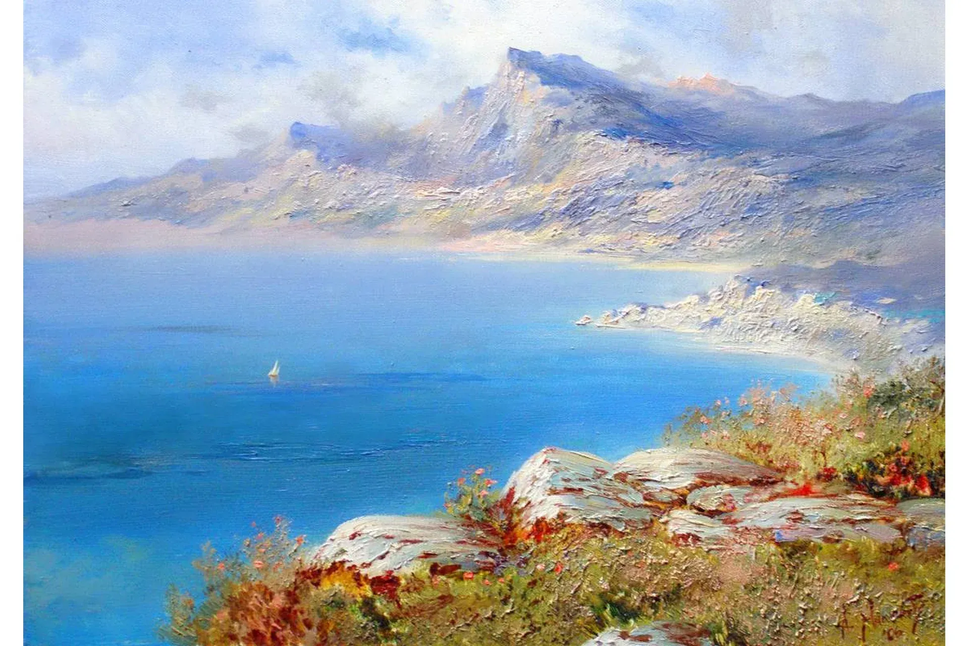 Морской пейзаж (Александр Милюков)