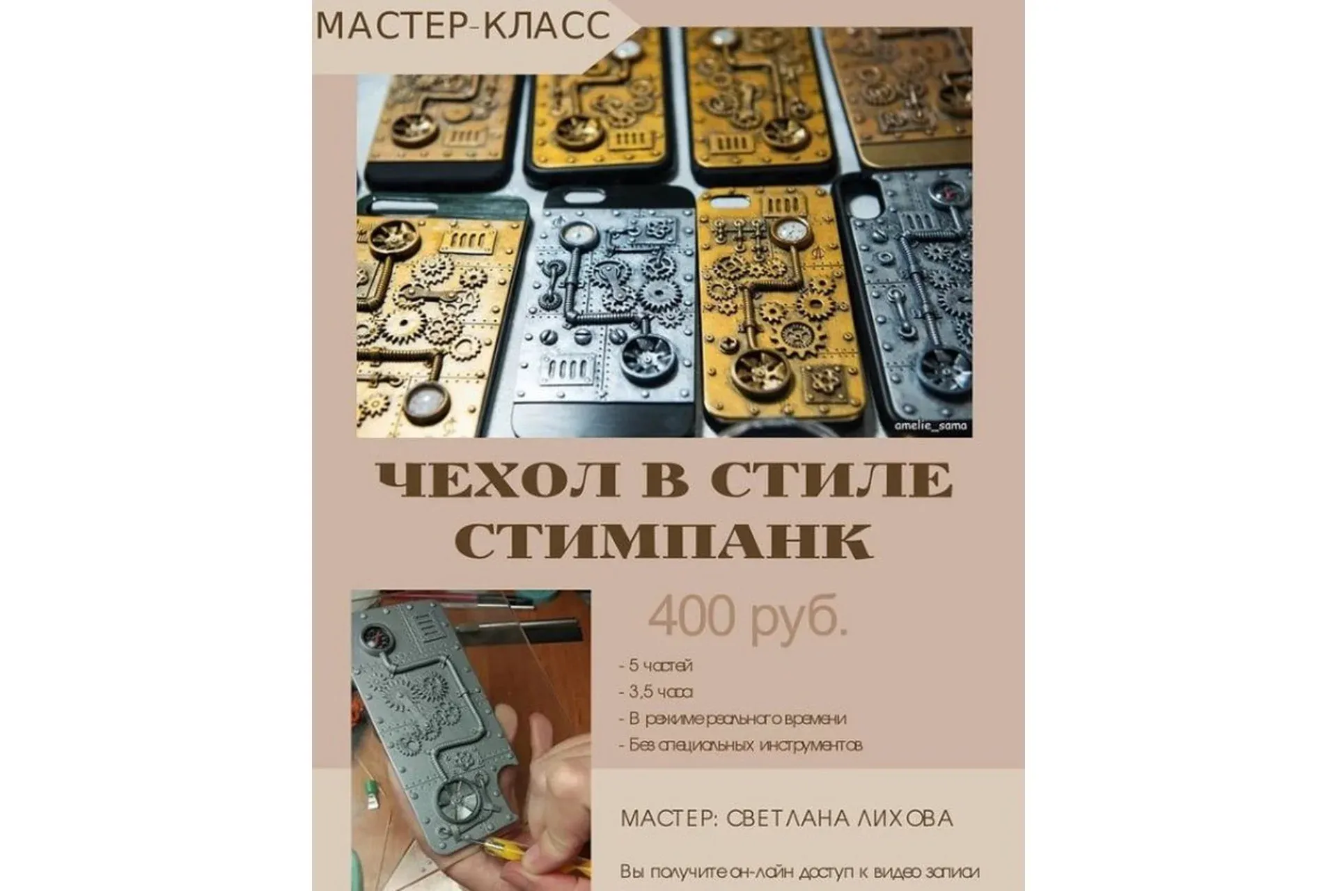 Чехол в стиле «Стимпанк» (Светлана Лихова)