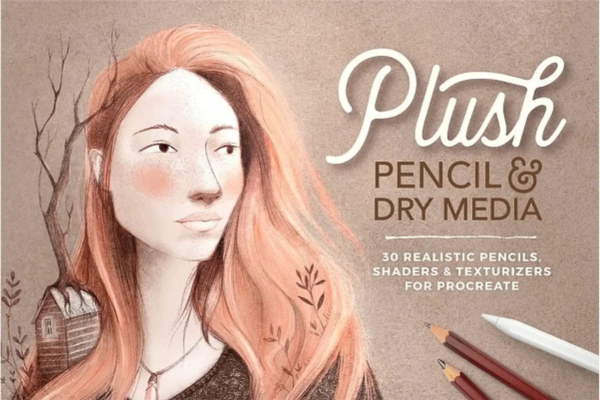 [Кисти] Pencil & Dry Media Procreate brushes (Lisa Glanz)