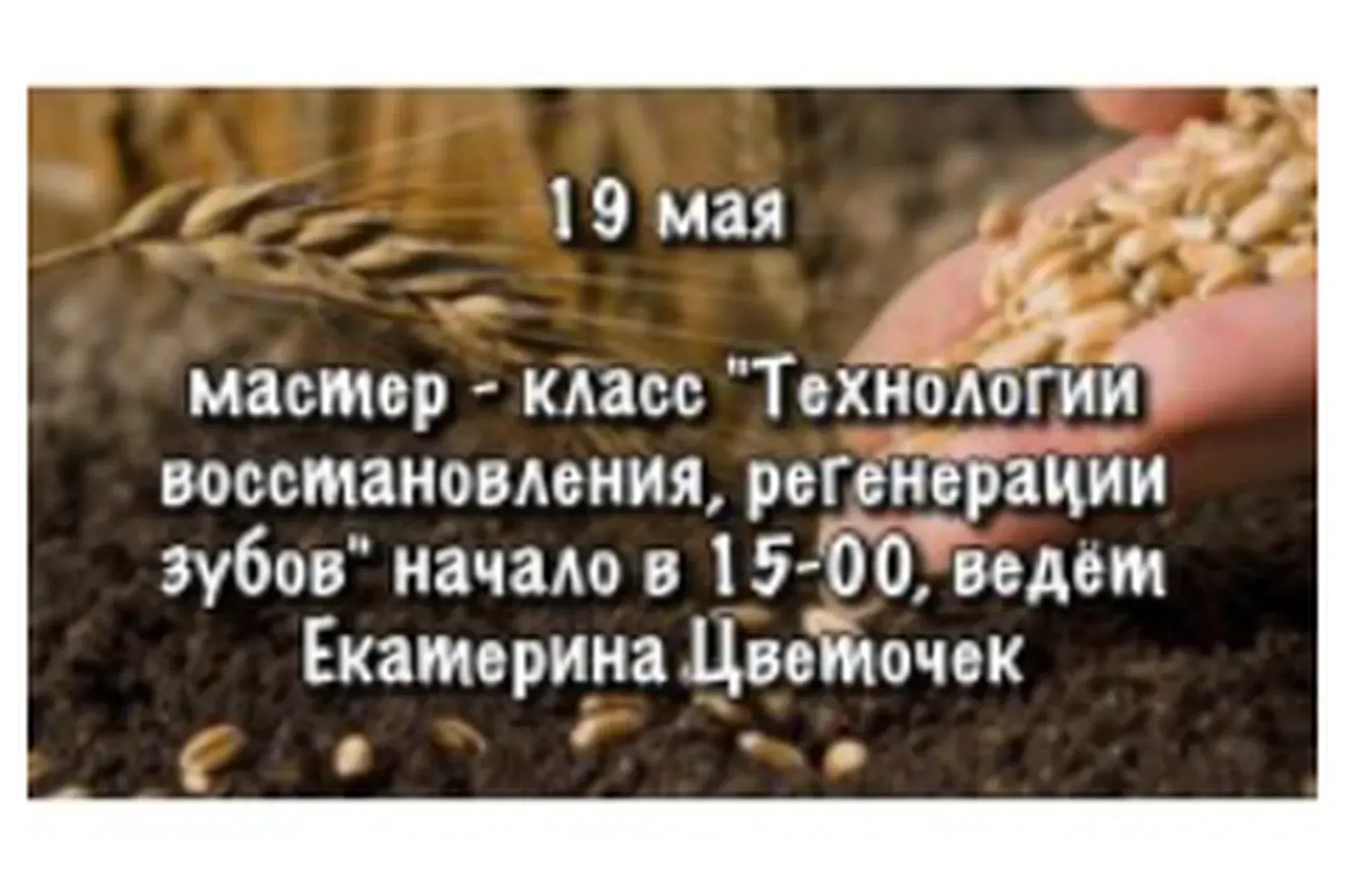 [Дерево жизни] Технологии восстановления, регенерации зубов и зубной ткани (Екатерина Цветочек)