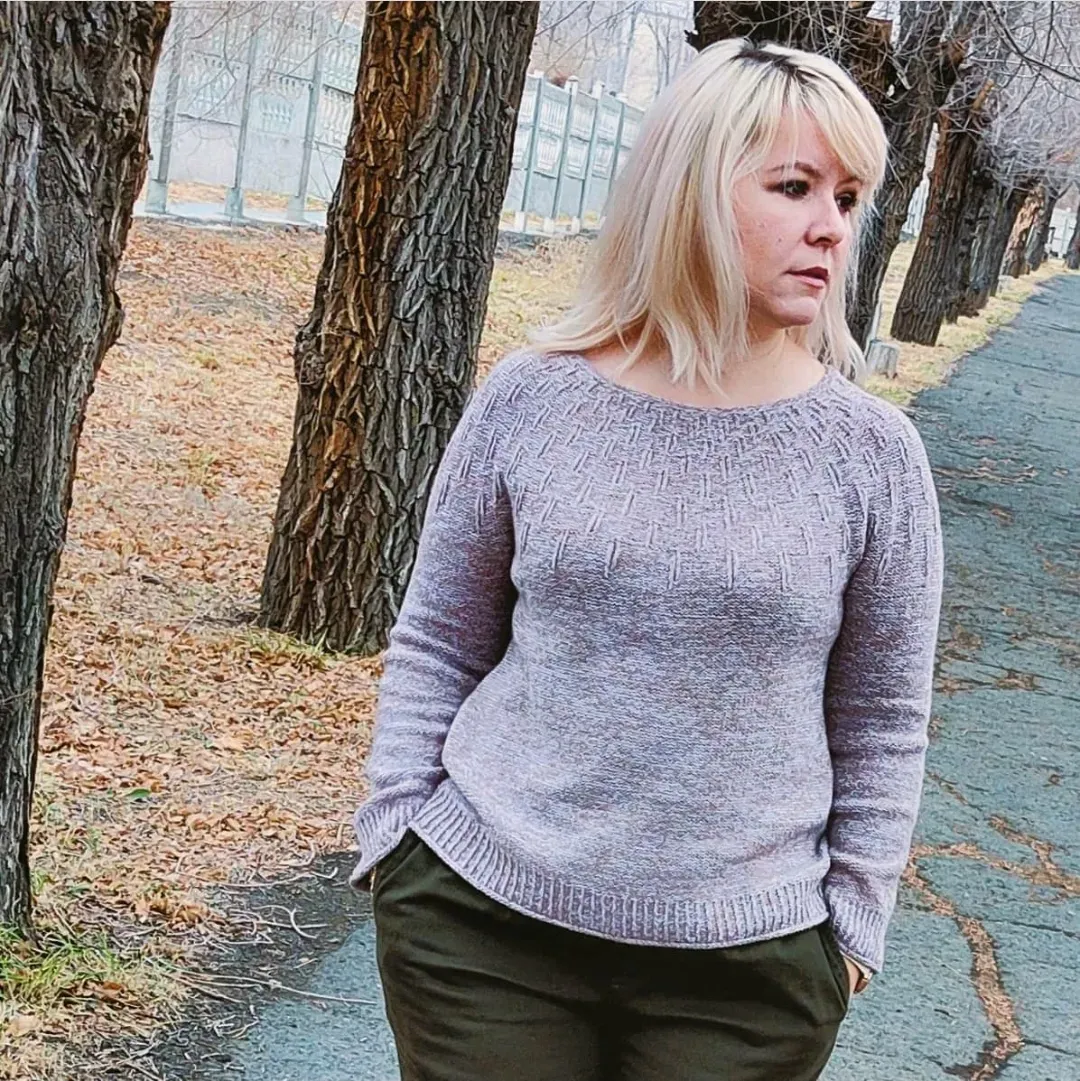 Джемпер Капли по стеклу (Ольга Сережина)